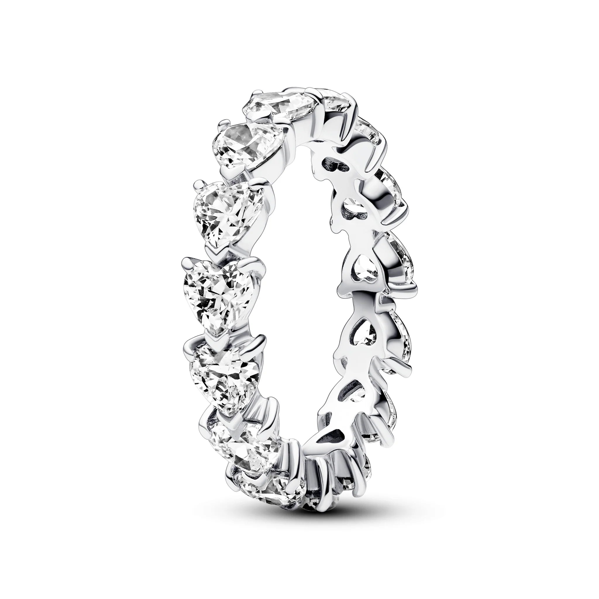 YJ Row of Hearts Eternity Ring