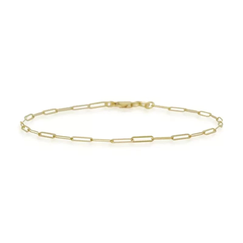 YJ Thin Paper Clip Bracelet  (0 reviews)