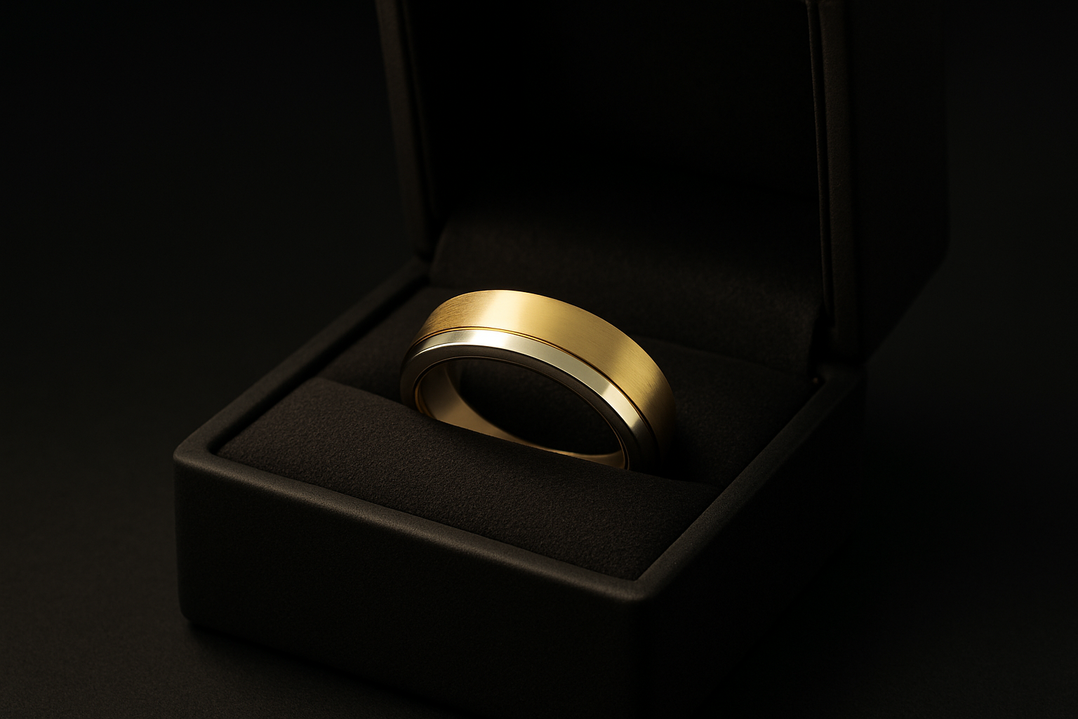 Ring in jewelry box