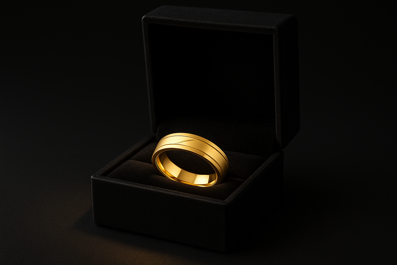 Ring in jewelry box
