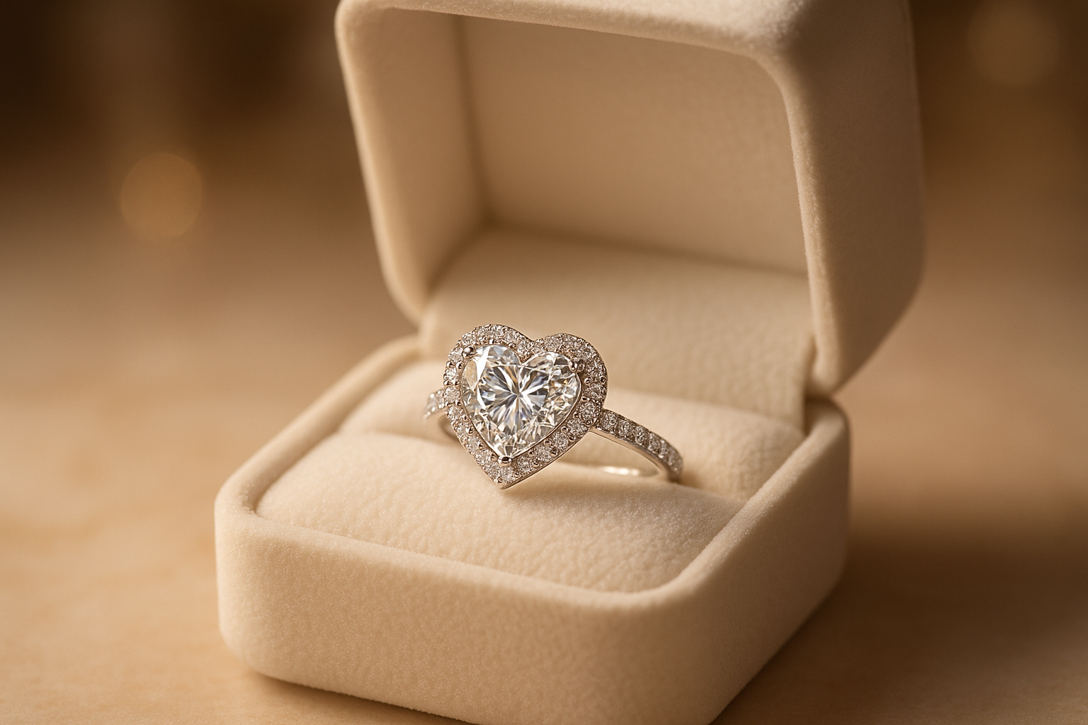 Ring in jewelry box