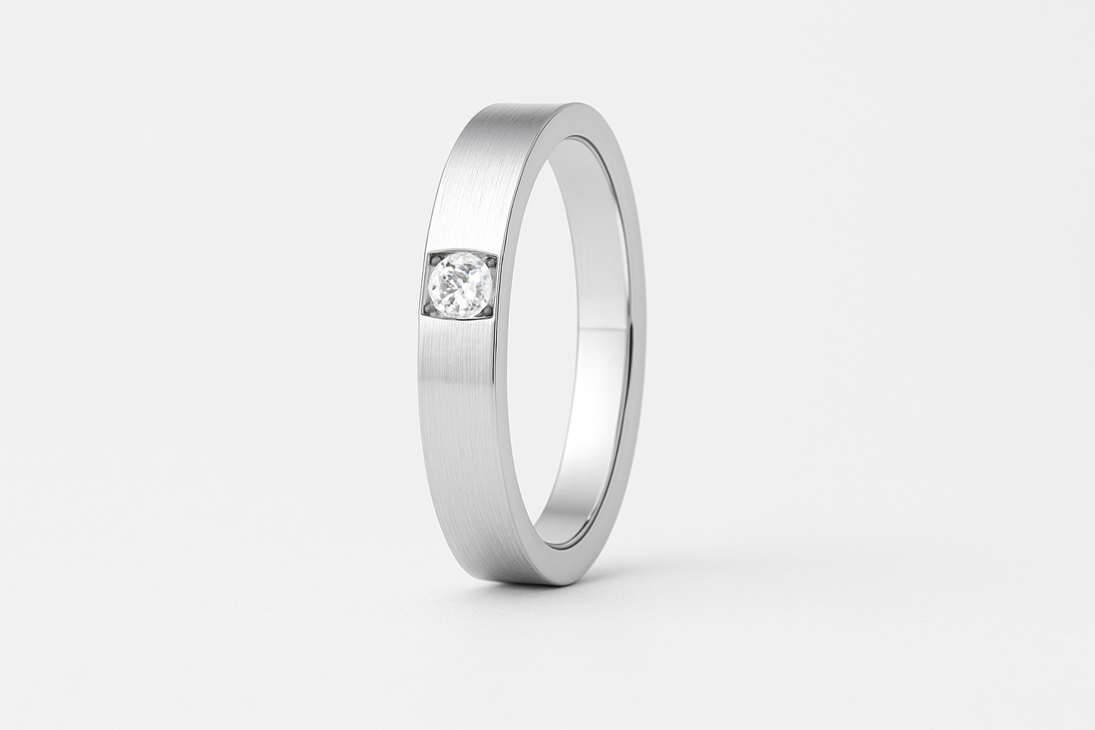 Ring standing upright